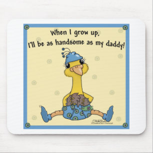 Mousepad Baby Peacock Handsome como pai