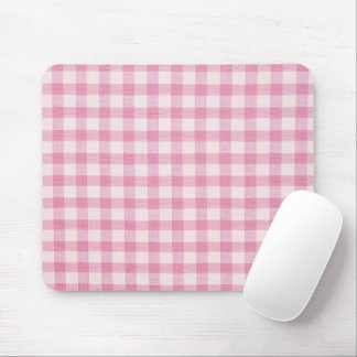 Mousepad Baby Pink Gingham