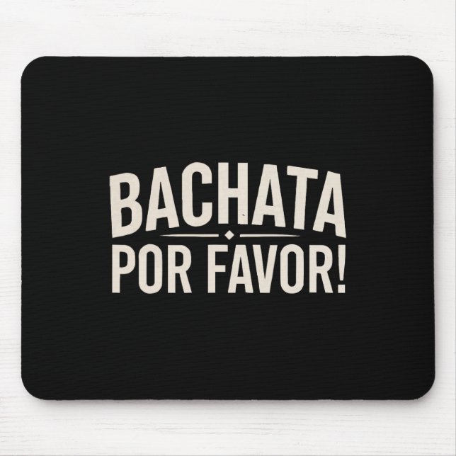 Mousepad Bachata Dançando Latim Dançarino Bachata Dominic (Frente)