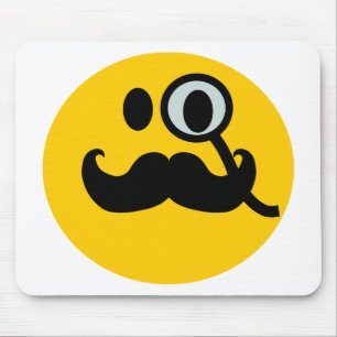 Mousepad Backgrnd customizável do Monocle & do bigode)