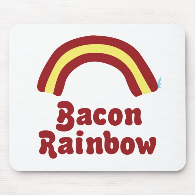 Mousepad Bacon Rainbow (Frente)