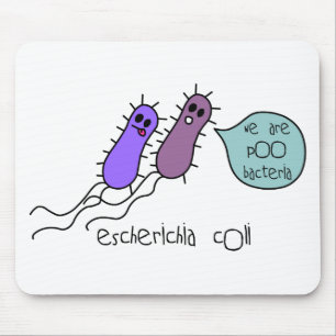 Mousepad Bactérias de Poo