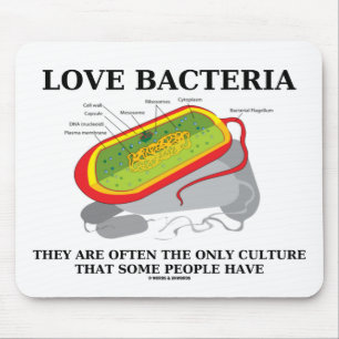 Mousepad Bactérias do Amor Apenas Cultura Algumas Pessoas
