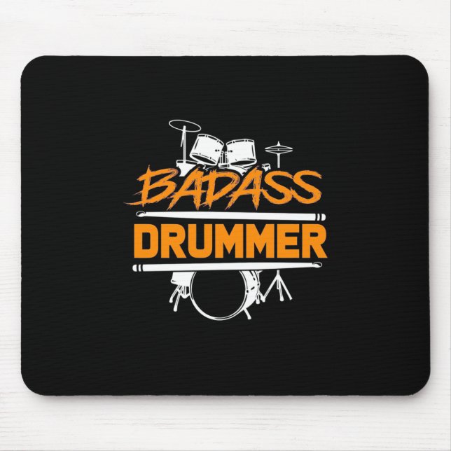 Mousepad Badass Drummer (Frente)