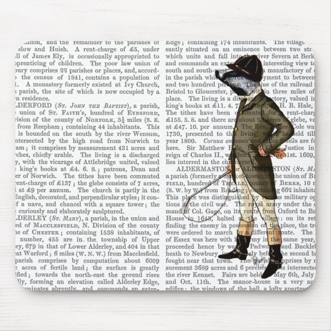 Mousepad Badger O Cheio Do Cavaleiro (Frente)