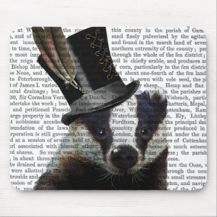 Mousepad Badger Steampunk em Top Hat