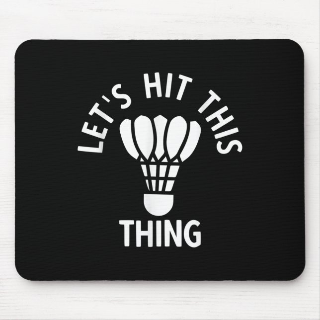 Mousepad Badminton (Frente)