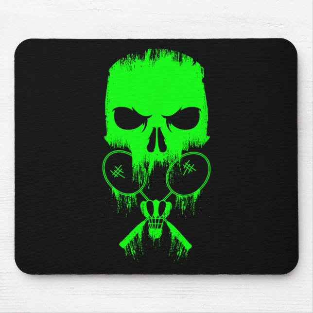 Mousepad Badminton Badminton Rackets Encerram O Jogo Do Rou (Frente)