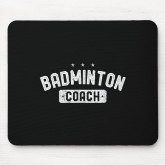 Mousepad Badminton Coach Vintage Badminton