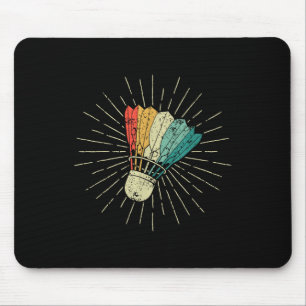 Mousepad Badminton Colorido Atleta Homens Mulheres Crianças