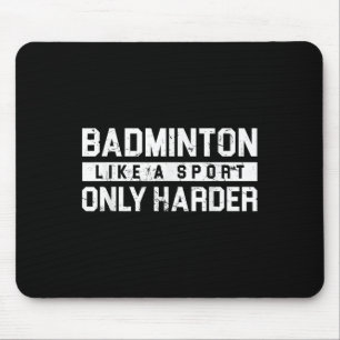 Mousepad Badminton Como Um Esporte Só Mais Difícil Foi Dese
