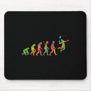 Mousepad Badminton Divertido Colorido Para Homens Mulheres