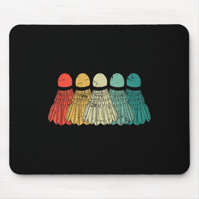Mousepad Badminton Enrola Jogo Correspondência de Colchete  (Frente)