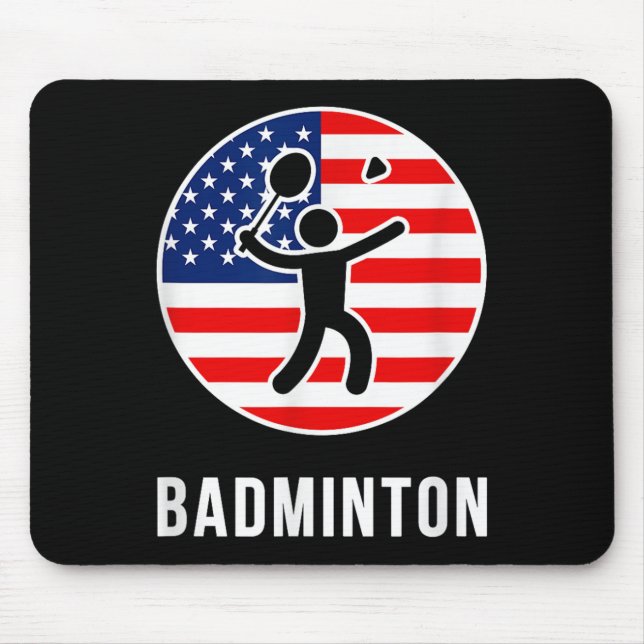 Mousepad Badminton EUA  (Frente)