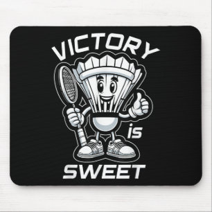 Mousepad Badminton Forever Cartoon Shuttle E Racket Graph