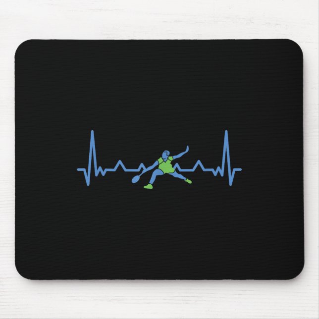 Mousepad Badminton Heart Rate Heart Rate  (Frente)