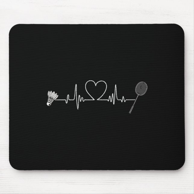Mousepad Badminton Heartbeat Encantado Badminton (Frente)
