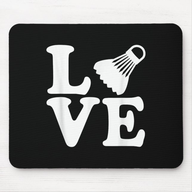 Mousepad Badminton Love (Frente)