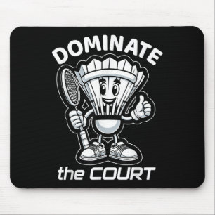 Mousepad Badminton Para Sempre Cartoon Shuttle E Grafismo D