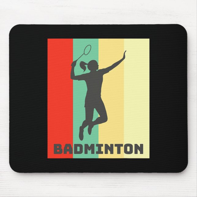 Mousepad Badminton Player Badminton Lover (Frente)
