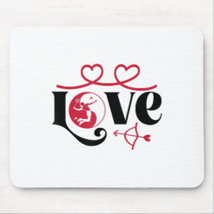 Mousepad Badminton-player Jogo Shuttle Yin-yang-love Badmin