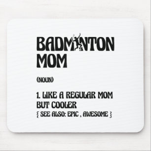 Mousepad Badminton reprodutor da mãe Shuttle