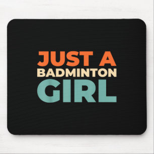 Mousepad Badminton Shuttle - Jogador De Racket Apenas Um Ba