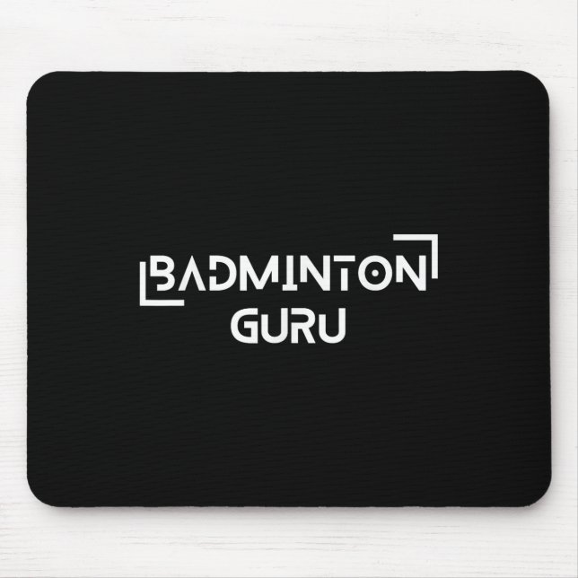 Mousepad Badminton Shuttle Racket Sports Chamption (Frente)