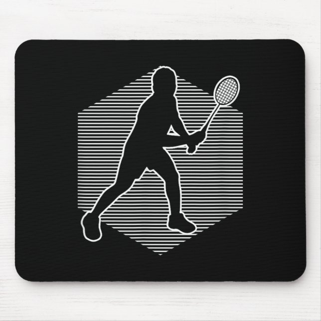Mousepad Badminton Squash Womens Shuttle Men (Frente)
