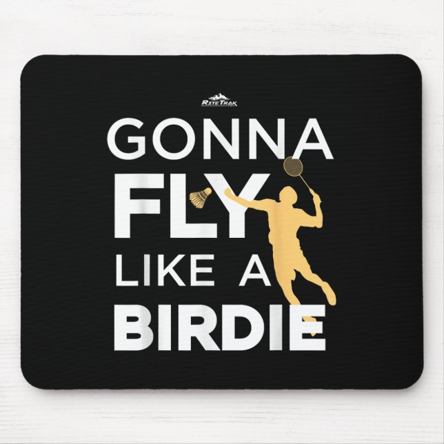 Mousepad Badminton - Vai Voar Como Um Birdie (Frente)