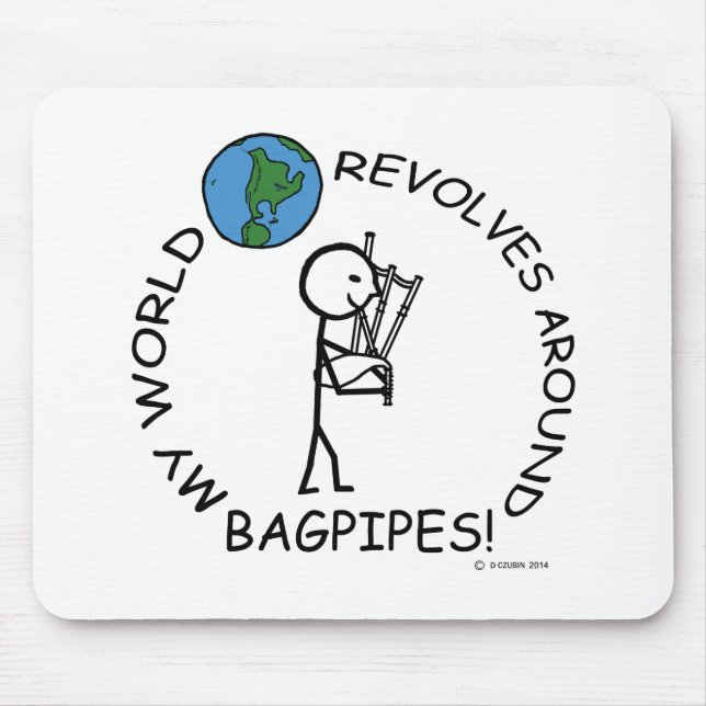 Mousepad Bagpipe - Mundo Revola-se (Frente)