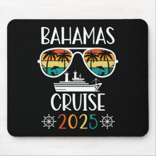 Mousepad Bahamas Cruise 2025 Família de Viagens de Férias C