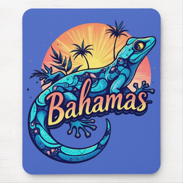Mousepad Bahamas Gecko Caribe (Frente)