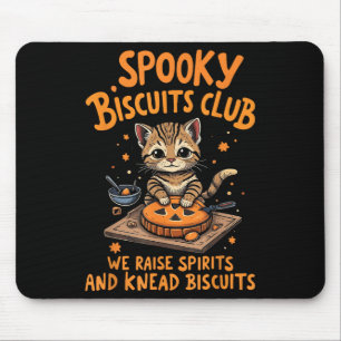 Mousepad Baía de Dia de as Bruxas engraçado de Gato do Club