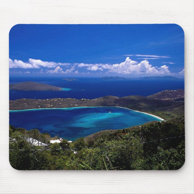 Mousepad Baía de Magens, St Thomas, E.U. Virgin Islands (Frente)