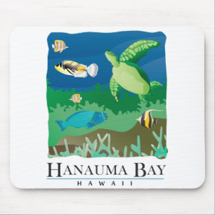 Mousepad Baía Oahu Havaí de Hanauma