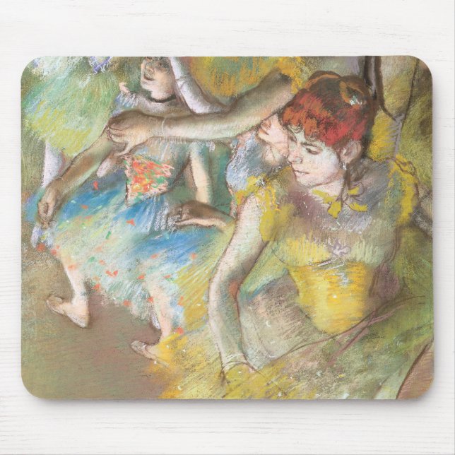 Mousepad Bailarinas no Palco por Edgar Degas (Frente)