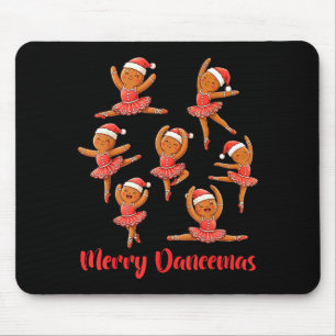 Mousepad Bailarino de Ballet Feliz Natal Gingerbread Profes