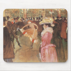 Mousepad Baile no Clube Noturno por Toulouse Lautrec