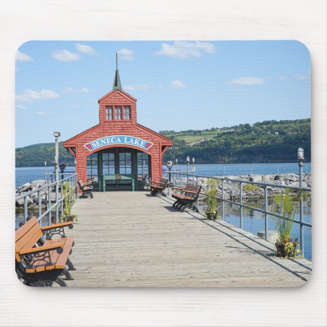 Mousepad Bairro vermelho no lago Seneca (Frente)