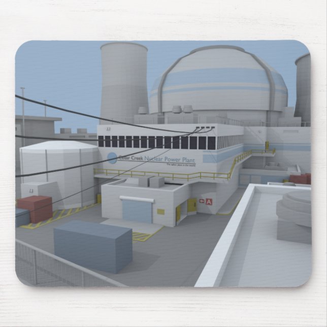 Mousepad Baixas armas nucleares polis do mapa de CSGO (Frente)