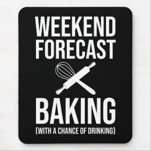 Mousepad Baking De Previsão De Fim De Semana Com Possibilid