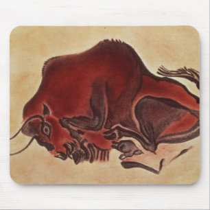 Mousepad Balance a pintura de um bisonte, Magdalenian