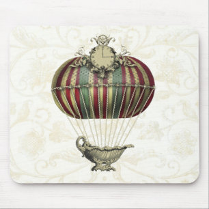Mousepad Balão Barroco com Relógio