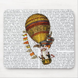 Mousepad Balão de ar quente de Pilote