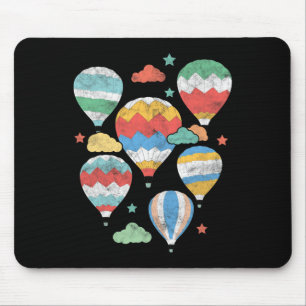 Mousepad Balão de Ar Quente legal Arte Gráfico de Ar Quente