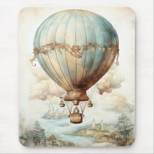 Mousepad Balão de Ar Quente Steampunk (2)