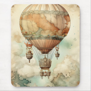 Mousepad Balão de Ar Quente Steampunk (5)