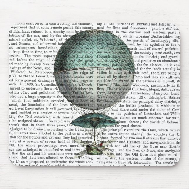 Mousepad Balão de Ar Quente Volante de Vaisseau (Frente)