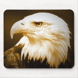 Mousepad Bald American Eagle Eye
